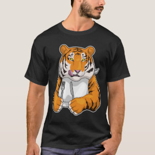 Tiger Eating Gabel T-Shirt