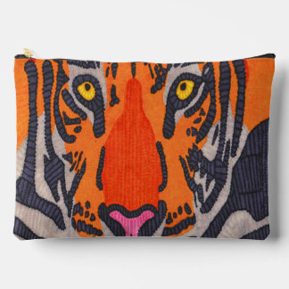 Tiger (Einzelstück) - Accessoire-Tasche Zubehörtasche
