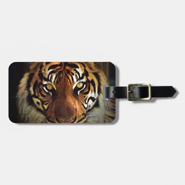 Tiger Eyes Gepäckanhänger (Vorderseite horizontal)