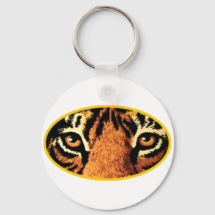 Tiger Eyes Gold Das MUSEUM Zazzle Geschenke Schlüsselanhänger