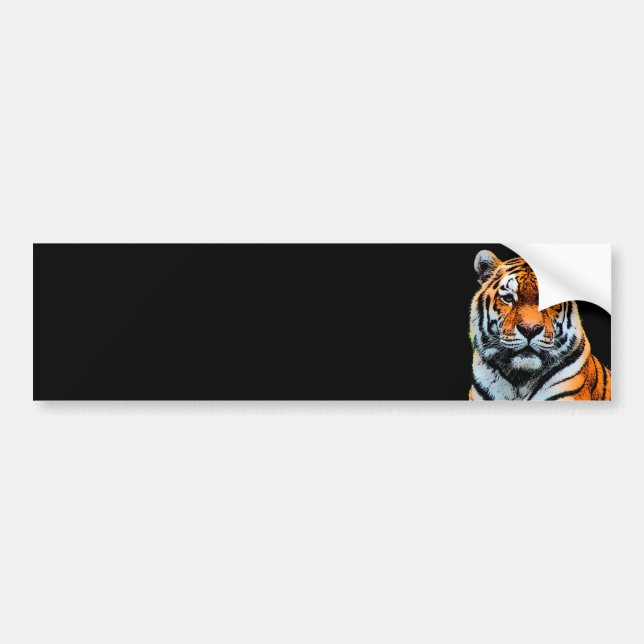 Tiger Eyes Inspiration Autoaufkleber (Vorne)