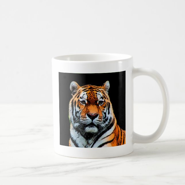 Tiger Eyes Inspiration Kaffeetasse (Rechts)