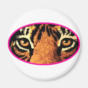 Tiger Eyes Magenta Das MUSEUM Zazzle Geschenke Magnet