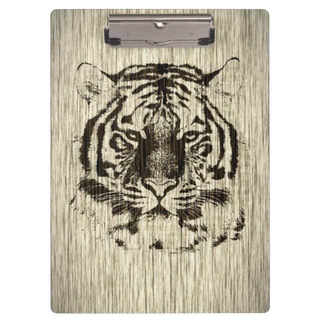Tiger Face #2 Klemmbrett (Vorderseite)