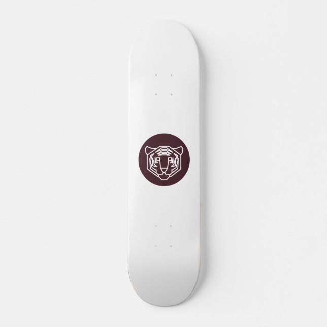 Tiger Face Abzeichen Skateboard (Vorne)