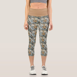 Tiger Face Capris