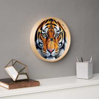 Tiger Face Clcok Uhr
