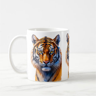 Tiger Face Illustration - Kunst und Kultur Kaffeetasse