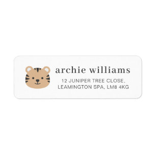 Tiger-Face-Label