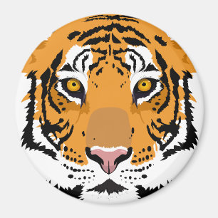 Tiger Face Magnet