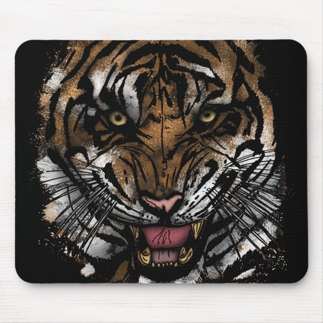 Tiger Face Mousepad (Vorne)