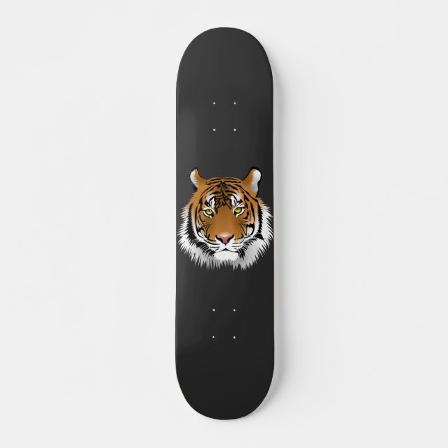 Tiger Face Skateboard (Vorne)