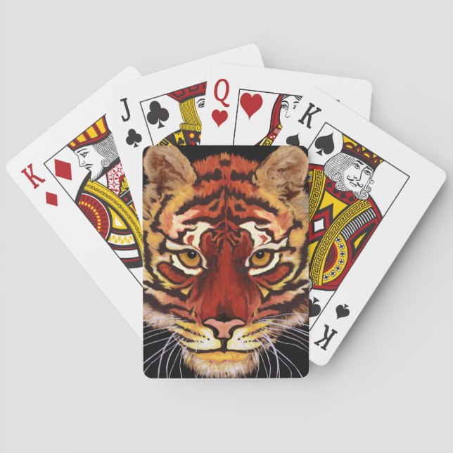 Tiger Face Spielkarten (Rückseite)