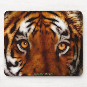 Tiger Face Tapis de souris de la faune