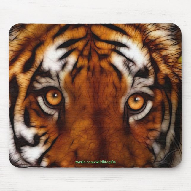 Tiger Face Tapis de souris de la faune (Devant)