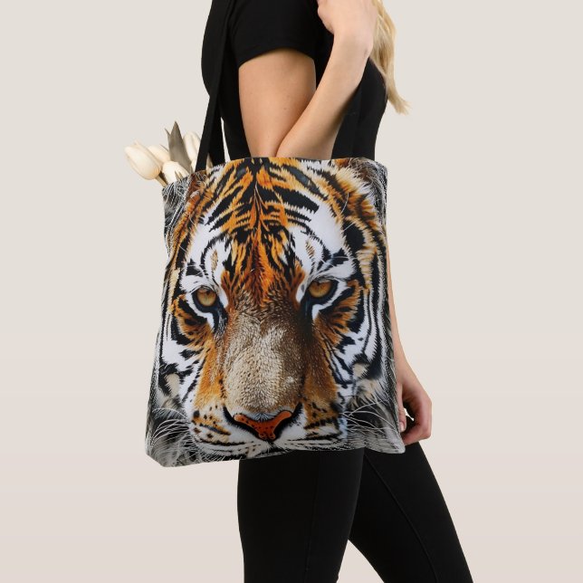 Tiger Face Tasche (Von Nahem)