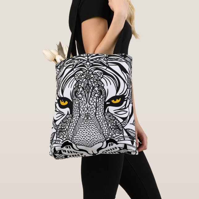 Tiger Face Tasche (Von Nahem)