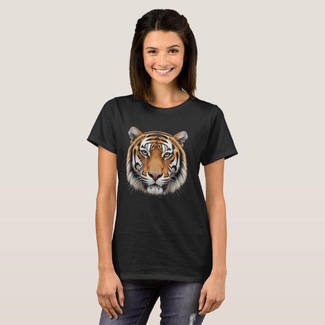 Tiger Face Women's Basic T-Shirt (Vorne ganz)