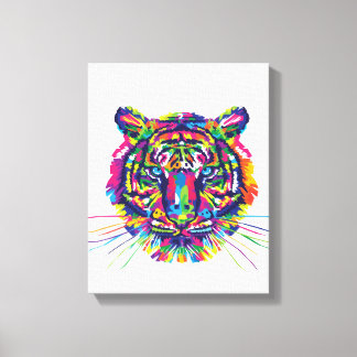 Tiger Face | Zazzle_Growshop. Leinwanddruck