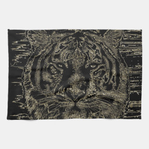 Tiger Fine Art 6 - Küchenhandtuch Küchentuch