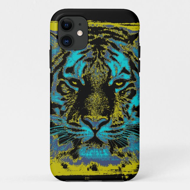 Tiger Fine Art - iPhone-Fälle Case-Mate iPhone Hülle (Rückseite)