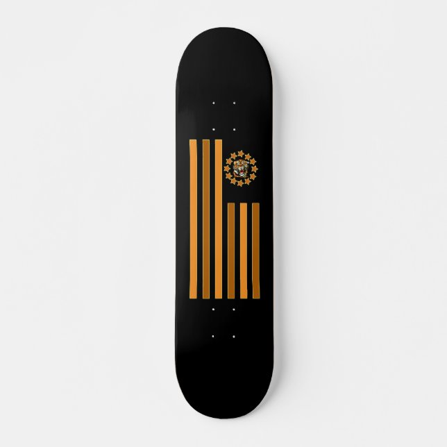 Tiger - Flagge Skateboard (Vorne)