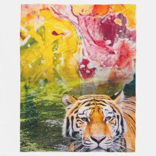 Tiger Fleecedecke