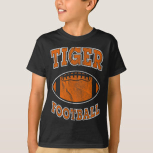 Tiger Football Vintage Distressed T-Shirt