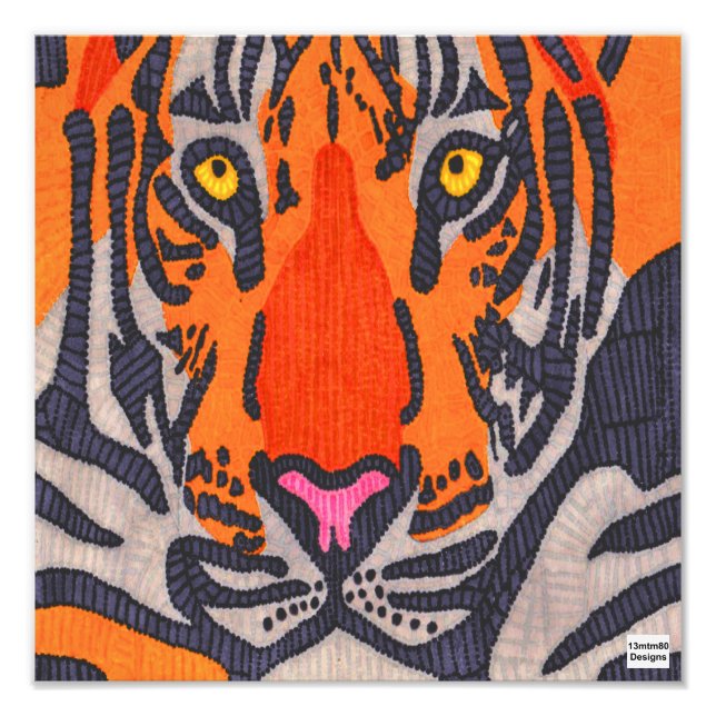 Tiger - Foto drucken (Vorne)