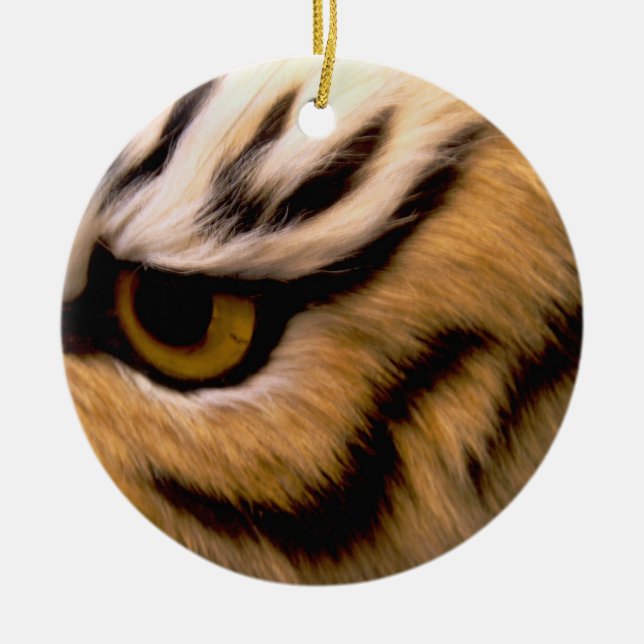 Tiger-Foto-Verzierung Keramikornament (Vorne)