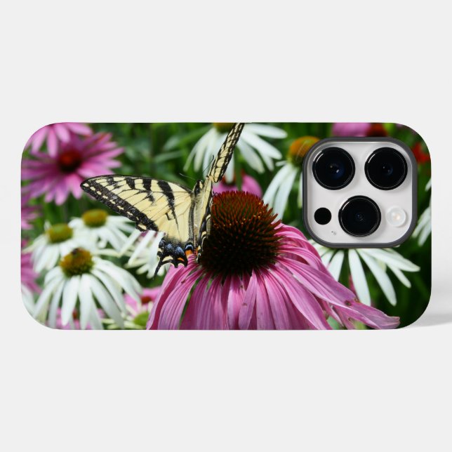 Tiger Frack Butterfly Blume Handy Case (Rückseite (Horizontal))