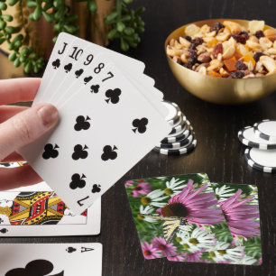 Tiger Frack Butterfly Blume Spielkarten