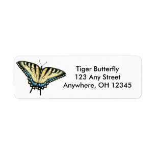 Tiger Frack Butterfly Label