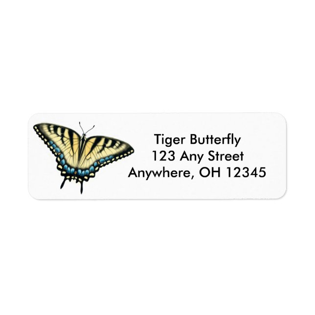 Tiger Frack Butterfly Label (Vorne)