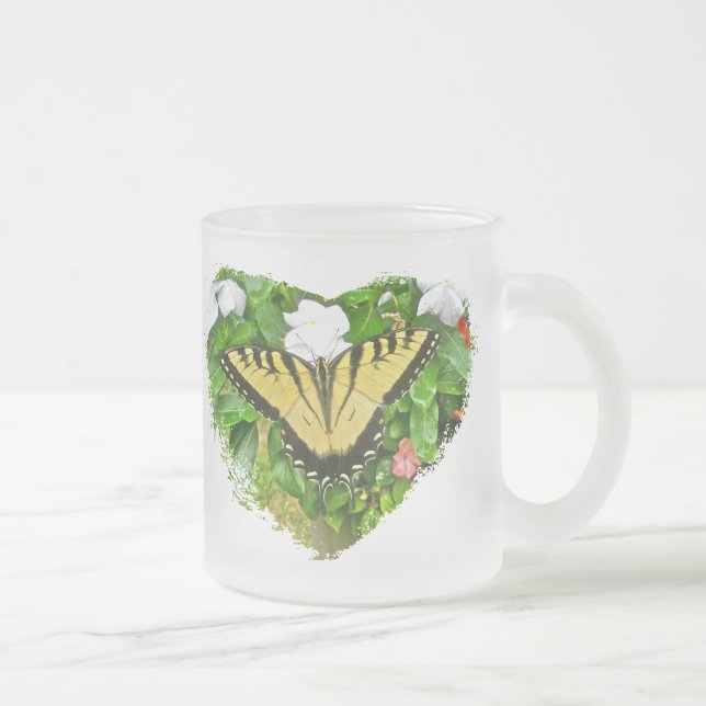 Tiger Frack Butterfly Mattglastasse (Rechts)