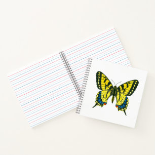 Tiger-Frack-Schmetterling Notizbuch