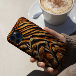 Tiger Fur Nah-up starke Hüllen