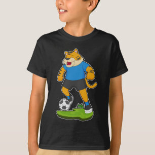 Tiger-Fußball-Fußball T-Shirt