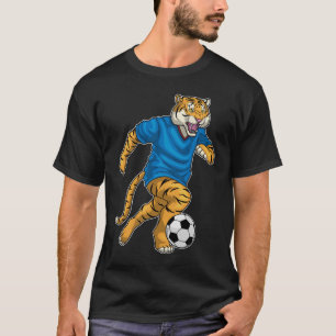 Tiger-Fußball-Fußball T-Shirt