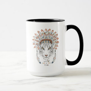 Tiger-gebürtiger Ureinwohner-Leiter Tasse