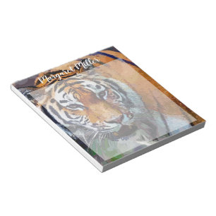 Tiger-Gemälde Notizblock