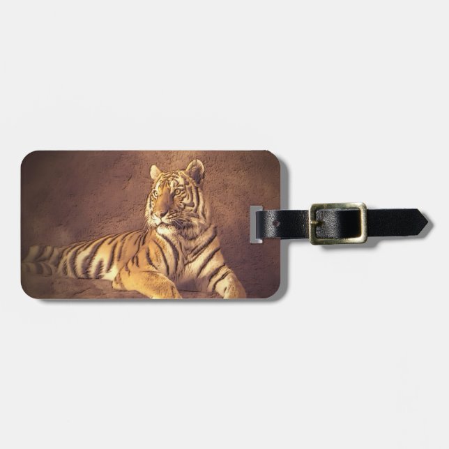 Tiger Gepäckanhänger (Vorderseite horizontal)