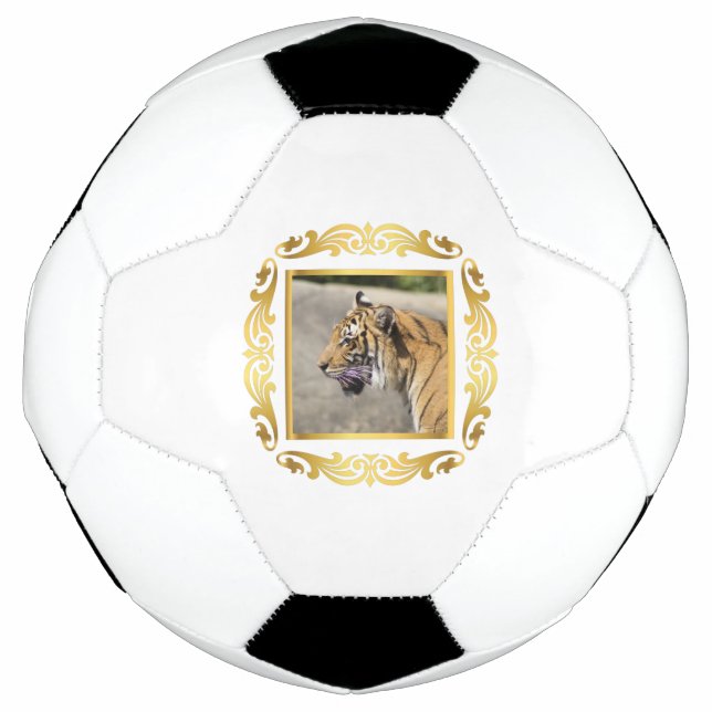 Tiger Gerahmt Fußball (Vorderseite)