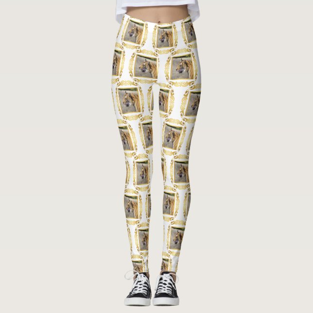 Tiger Gerahmt Leggings (Vorderseite)
