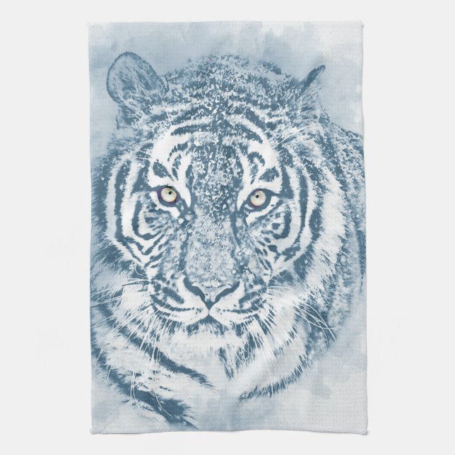 Tiger Geschirrtuch (Vertikal)