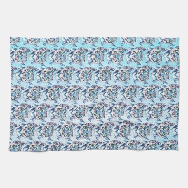 Tiger Geschirrtuch (Horizontal)