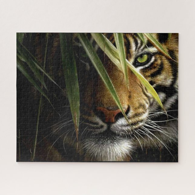 Tiger-Gesicht Jigsaw-Puzzle (Horizontal)