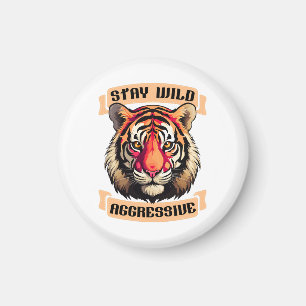 TIGER GESICHT MAGNET