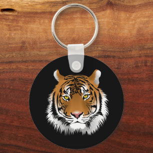 Tiger-Gesicht-Schlüsselanhänger Schlüsselanhänger