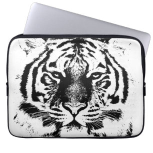 Tiger-Gesichts-Nahaufnahme 2 Laptopschutzhülle